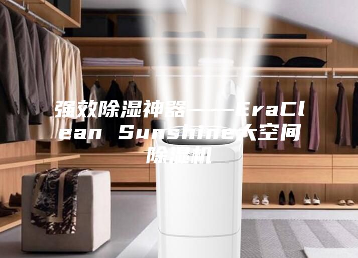 强效除湿神器――EraClean Sunshine大空间除湿机