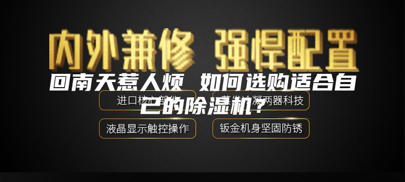 回南天惹人烦 如何选购适合自己的除湿机？